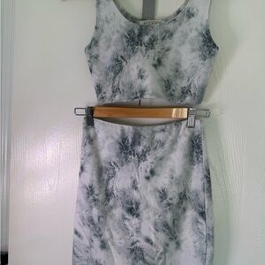 AUDREY Women's Monochrome Tie-Dye Matching Set